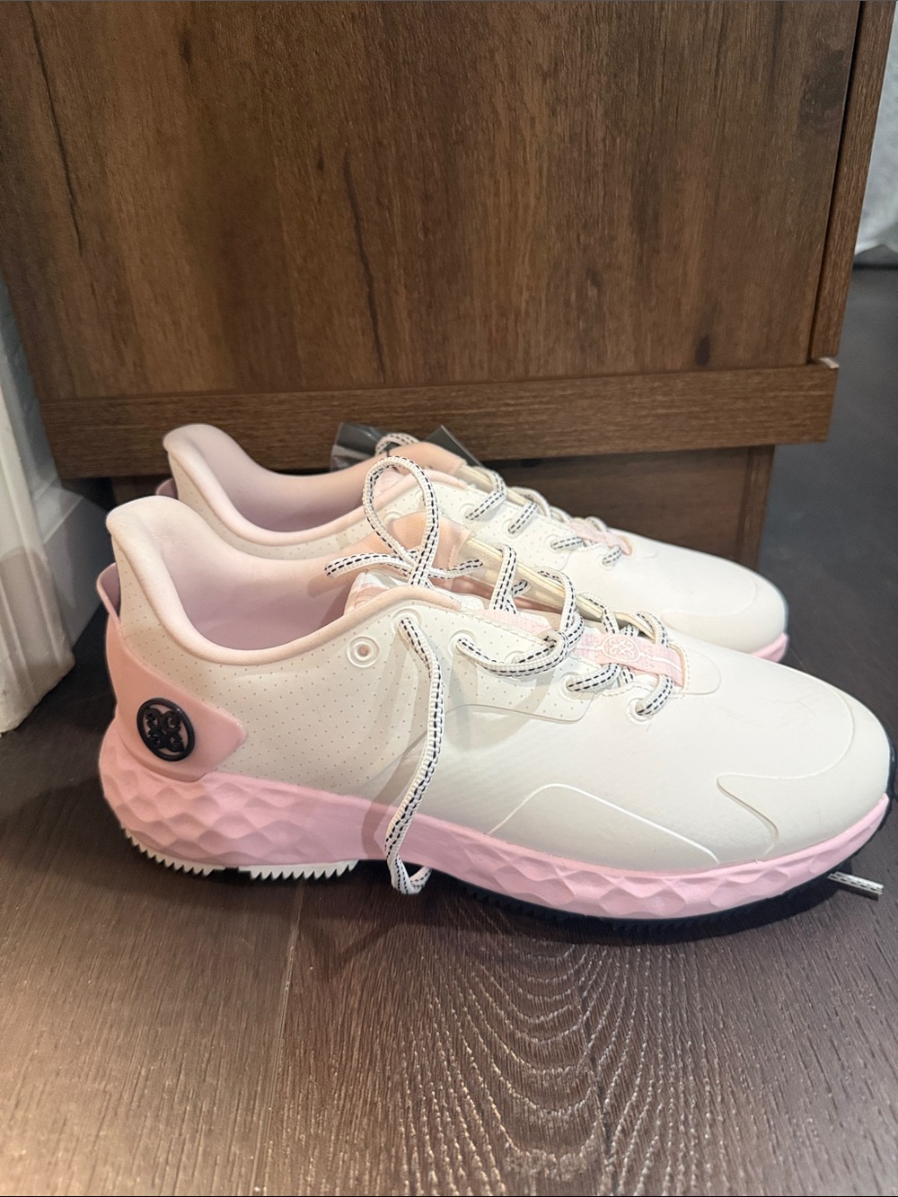 G Fore Women's Athletic Golf Shoes - Pink and White